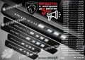 ПРАГОВЕ карбон PEUGEOT 3008 фолио стикери pep3008, снимка 6