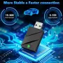 Нов CarPlay Android Auto Wireless адаптер USB 5GHz за iPhone Android телефон връзка кола автомобил, снимка 5