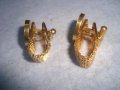 ДВЕ ЕДИНИЧНИ СТАРИ ПОЗЛАТЕНИ ВИНТИДЖ БУТОНЕЛИ РЯДЪК МОДЕЛ 22903, снимка 11