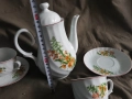 Продавам български сервиз за чай "Китка- Нови пазар", снимка 4