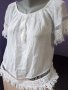 Нова! Финна памучна блуза с дантела р-р M,L, снимка 2