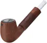 KinZon Jupiter Retro Pipe Vaporizer за сухи билки, 0.66" OLED дисплей с вибрация, прецизен контрол , снимка 8