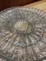 Красиво ретро плато за сервиране от масивно стъкло , снимка 2