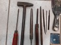 Стари инструменти,пила,чук,клещи,от мерки,ножица,шпакла, снимка 1