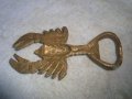СТАРА БРОНЗОВА ФИГУРАЛНА ОТВАРАЧКА за ЗОДИЯ РАК 32105, снимка 5