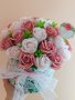 Голям букет със двайсет и седем сапунени рози, снимка 3