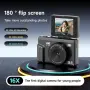 Нов Фотоапарат 4K 64MP с подвижен екран USB компактна камера за влог начинаещи, снимка 2