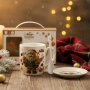 Коледна керамична чаша с капак и лъжица – уют за всяка сутри, снимка 4
