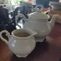 Порцеланов чайник и латиера , снимка 2
