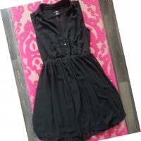 Черна рокля H&M, снимка 5 - Рокли - 29522008