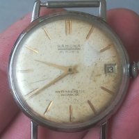 Швейцарски часовник RAMONA 21 rubis. Vintage watch. Мъжки механичен. Swiss made , снимка 3 - Мъжки - 40639686