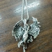 Медальони ангел и херувим, снимка 2 - Колиета, медальони, синджири - 39446837