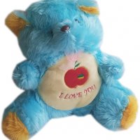 Детска плюшена играчка Мече с надпис Обичам те I Love You - два цвята, снимка 2 - Плюшени играчки - 31861672