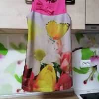 детска рокличка с цветя, снимка 1 - Детски рокли и поли - 37900558