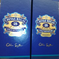 chivas regal 18-празно шише 1бр и кутия 1807220951, снимка 5 - Колекции - 37421785
