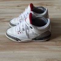 Оригинални кецове Nike Air Jordan 3 Retro White Cement (GS), снимка 1 - Кецове - 40080043