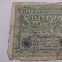 Райх банкнота - Германия - 50 марки / 1919 година - 17959, снимка 3 - Нумизматика и бонистика - 31032079