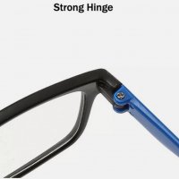 Диоптрични очила +1.5 рамки леки сини , снимка 8 - Слънчеви и диоптрични очила - 33860205