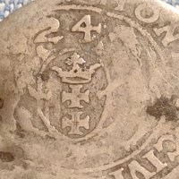 Сребърна монета Орт 1624г. Сигизмунд трети Данциг 13736, снимка 9 - Нумизматика и бонистика - 42929987
