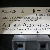 Allison Acoustics LC-110, снимка 9 - Тонколони - 40192374