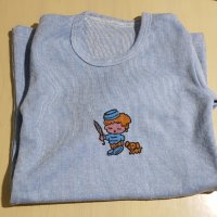 Детска тениска фанелка и вълнен чорапогащник 8 - 10 год, снимка 2 - Детски тениски и потници - 36609473