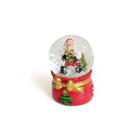 4167 Коледна снежна топка преспапие Панделка с елхичка, снимка 3 - Декорация за дома - 42752773