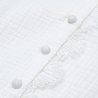 Дамска памучна блуза в бяло с дълъг ръкав, снимка 6 - Блузи с дълъг ръкав и пуловери - 42766961