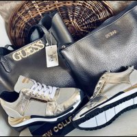 Дамски спортни обувки и чанта Guess код 87, снимка 1 - Дамски ежедневни обувки - 29130244