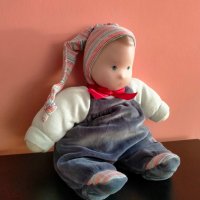 Винтидж плюшена кукла Gotz Germany 32 см, снимка 15 - Колекции - 40000848
