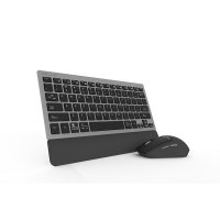 2 в 1 Комплект клавиатура и мишка Безжични Delux K3300G+M520GX Черен, снимка 2 - Клавиатури и мишки - 39067217