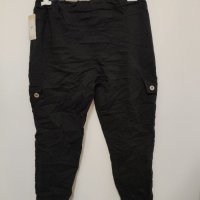 Карго панталон в черно , снимка 2 - Панталони - 39986819