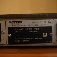 ROTEL RA-400, снимка 7 - Ресийвъри, усилватели, смесителни пултове - 35348888