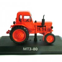 Трактор МТЗ-80 Беларус 1974 - мащаб 1:43 на Hachette моделът е нов в блистер, снимка 3 - Колекции - 42915772