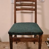 Дървен стол винтидж ретро, снимка 2 - Столове - 42512113