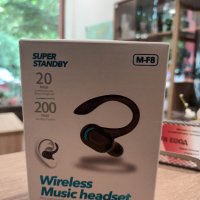 Блутут слушалка M-F8 Bluetooth 5.2, снимка 3 - Безжични слушалки - 40707250