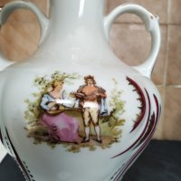 барокова порцеланова ваза с дръжки, снимка 2 - Антикварни и старинни предмети - 29986684