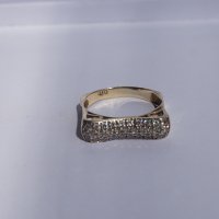 Златен пръстен 2.4гр 14к, снимка 3 - Пръстени - 36690633