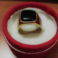 Златист и сребрист мъжки пръстен от полирана стомана, снимка 5 - Пръстени - 39317444