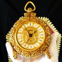 Lancel френски механичен часовник,позлата. , снимка 1 - Антикварни и старинни предмети - 30407839