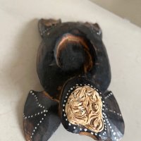 Дървена водна костенурка сувенир, снимка 2 - Декорация за дома - 42704945