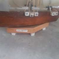 Соц.дървен кораб, снимка 4 - Декорация за дома - 42046995