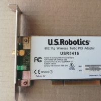 U.S.Robotics USR5416 802.11g Wireless Turbo PCI Adapter, снимка 1 - Мрежови адаптери - 38776057