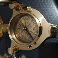 Огромен компас със слънчев часовник, снимка 12 - Антикварни и старинни предмети - 31203596