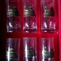 чаши стъклени антикварна рядкост 6 бр Пепси Pepsi и София, снимка 7 - Антикварни и старинни предмети - 29222599