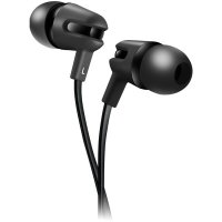 Слушалки с микрофон CANYON CNS-CEP4B Черни тапи за уши, In-Ear Stereo Earphones, снимка 2 - Слушалки, hands-free - 30446424