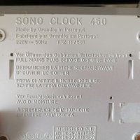 Ретро радио-часовник GRUNDIG SONO CLOCK 450, снимка 6 - Радиокасетофони, транзистори - 34496943