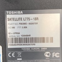 Лаптоп Toshiba Satellite L775 за части, снимка 8 - Части за лаптопи - 30807580