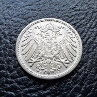 Стара монета 5 пфенига 1908 г. буква  D - Германия- хит цена !, снимка 7 - Нумизматика и бонистика - 39778962