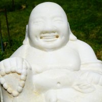 Буда статуетка от мрамор 1.5 кг. , снимка 9 - Статуетки - 36833736