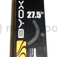 Вътрешна гума Byox 27,5"х2,10/2,25, бутил, AV 48 mm , снимка 2 - Части за велосипеди - 35517537